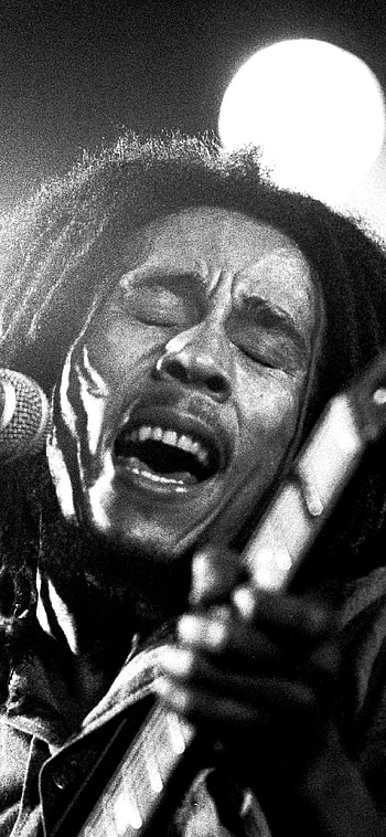 Bob Marley, Dark artistry, Music's allure, Celestial presence HD phone wallpaper