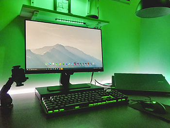 Computer, personal_computer, room HD wallpaper