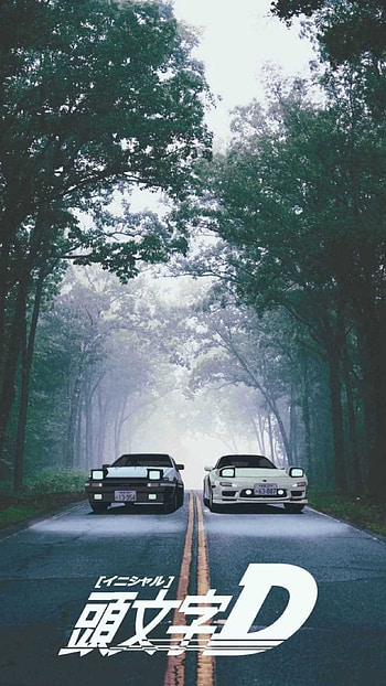 Initial D Anime, Animated glory, Speed demons, Car enthusiasts HD phone wallpaper