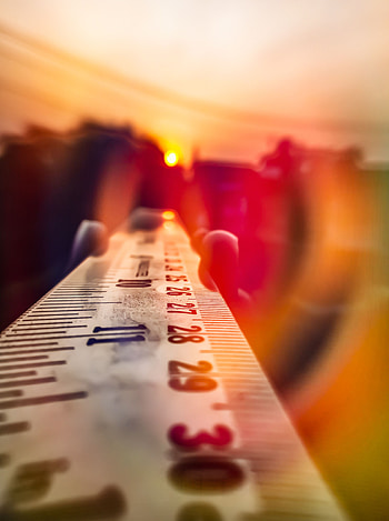 Sun, Macro, Glare, Blur, Smooth, Distortion, Scale, Ruler HD phone wallpaper