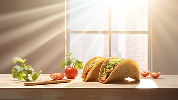 Taco in the Kitchen With Sunbeam, sunbeam, food, taco HD wallpaper