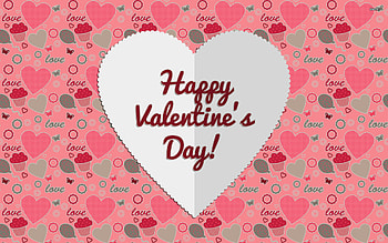 Greeting card, Valentine's Day HD wallpaper