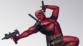 Deadpool With Gun Art, deadpool, artist, artwork, artstation, superheroes, digital-art HD wallpaper