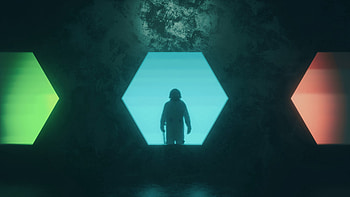 Dark, Silhouette, Miscellanea, Miscellaneous, Astronaut HD wallpaper