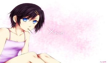 Kingdomhearts Xion Anime Girl verion, paradise, seagull, hammock, britney spears HD wallpaper