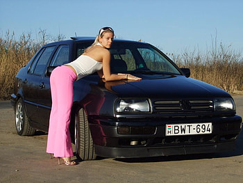 Model, car HD wallpaper