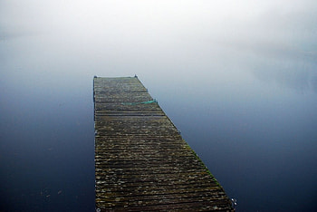 where is the sea?, pier, sea HD wallpaper