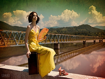 The Long Journey Home., summer, day, emo, beautiful, girl, long HD wallpaper