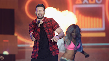 Jencarlos Canela at SESAC Latina Music Awards, Latin music, Recognized artist, Musical achievement HD wallpaper