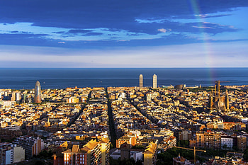 Barcelona City, Travels, , Urban scenery HD wallpaper