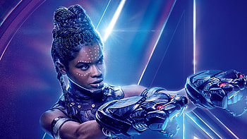 Letitia Wright, Avengers Infinity War, Shuri character, resolution HD wallpaper