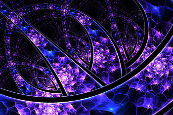 Abstract, Lines, Fractal, Glow, Confused, Intricate HD wallpaper