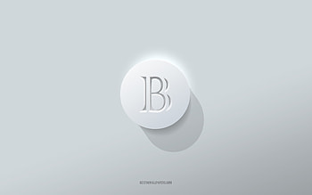 BlackCoin logo, white background, BlackCoin 3d logo, 3d art, BlackCoin, 3d BlackCoin emblem, creative art, BlackCoin emblem HD wallpaper