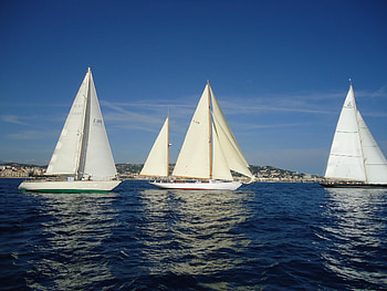 of racing sailboats HD wallpaper