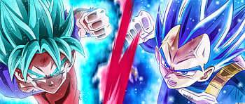 Dragon Ball Super Goku Vegeta, Vegeta and Goku Dual Screen HD wallpaper