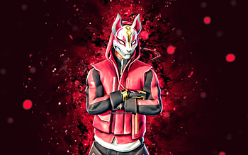 Drift, , purple neon lights, Fortnite Battle Royale, Fortnite characters, Drift Skin, Fortnite, Drift Fortnite HD wallpaper