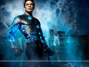 RA ONE, blue, shahrukh, raone, khan HD wallpaper