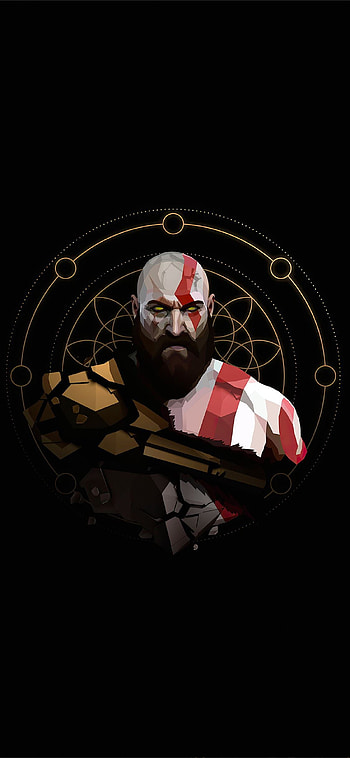 View 18 Logo God Of War, Kratos HD phone wallpaper
