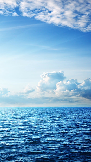 Ocean and sky, Majestic view, Nature's grandeur, Breathtaking scenery HD phone wallpaper