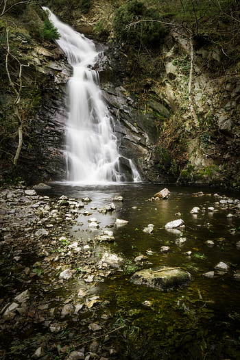 Nature, Stones, Waterfall, Break, Precipice, Flow, Stream HD phone wallpaper