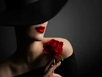 ღ, Woman, Model, Hat, Rose HD wallpaper