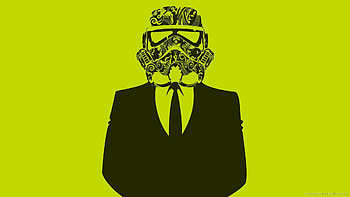 Stormtrooper In A Suit HD wallpaper