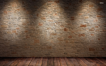 Brick wall and wood floor Abstract , Floor , Brick , Wall , Wood - Abstract no. HD wallpaper