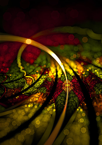 Abstract, Glare, Multicolored, Motley, Fractal, Digital HD phone wallpaper