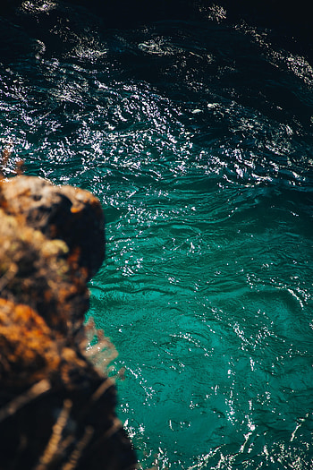 Nature, Water, Rock, Glare, Ripples, Ripple HD phone wallpaper