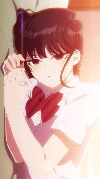 Komi, art, lip, anime HD phone wallpaper