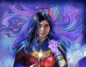 Ms. Marvel, TV series, 2022, cool art HD wallpaper