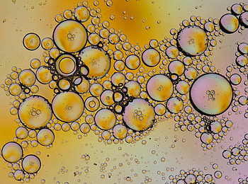 Abstract, Water, Bubbles, Gradient HD wallpaper