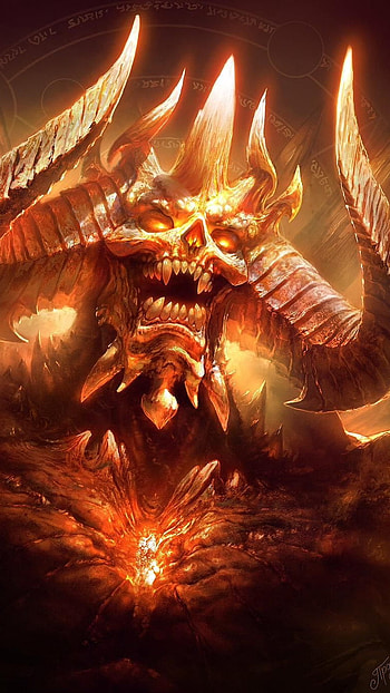 Demon, Demon Skull HD phone wallpaper