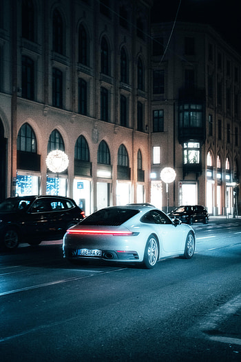 Night, Cars, City, Car, Street HD phone wallpaper