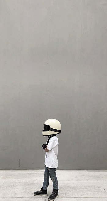 Minimalism, Helmet, Style, Child HD phone wallpaper