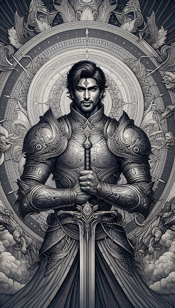 Epic Paladin Warrior , paladin, knight, armor, sword, fantasy HD phone wallpaper