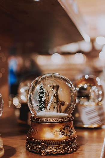 Holidays, New Year, Christmas, Glass, Ball, Crystal Ball HD phone wallpaper