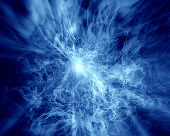 Into The Heavens, blue, space, lightning, heaven HD wallpaper