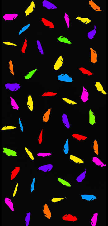 Neon feather, red, dark , green, blue, Colours, dark, yellow, satisfaction, Colour HD phone wallpaper
