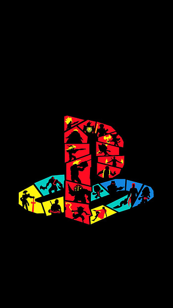 The PlayStation, PlayStation RAMOLED backgrounds, Gaming visuals, OLED display HD phone wallpaper
