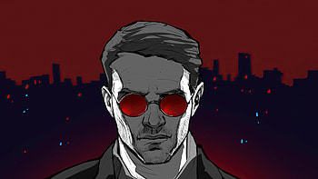 Daredevil Minimalist , daredevil, superheroes, minimalism, minimalist, artist, artwork, digital-art, artstation HD wallpaper