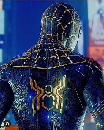 Black Spiderman HD phone wallpaper