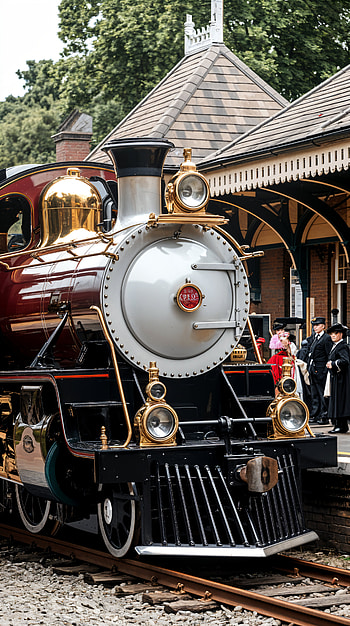 Vintage Locomotive: A Timeless Experience, locomotive HD phone wallpaper