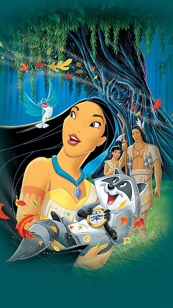 Pocahontas , Disney classic, Native American heritage, Forest enchantment HD phone wallpaper