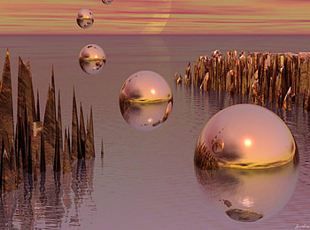 Sphere, graphic, 3d HD wallpaper
