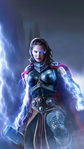 Lady Thor, , marvel, fashion_design HD phone wallpaper