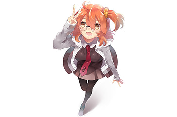Fujimaru Ritsuka, glasses, anime girl, Fate/Grand Order HD wallpaper