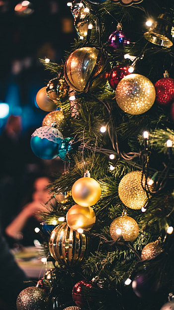 Christmas Lights, , Festive backgrounds, Holiday joy HD phone wallpaper