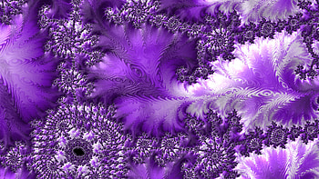 Trippy Psychedelic Fractal, purple, white, Abstract, fractal, abstract purple HD wallpaper