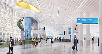 Charlotte Douglas International Airport, Terminal expansion, Lobby renovation, Improved facilities HD wallpaper